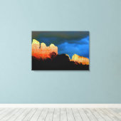 Sedona rode rotsen verpakt canvas afdruk (Insitu (Houten vloer))