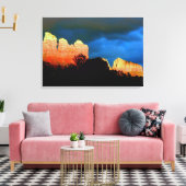 Sedona rode rotsen verpakt canvas afdruk (Insitu (Woonkamer))