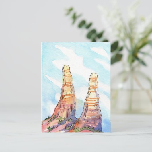 Sedona Sentinels Briefkaart (Staand voorkant)