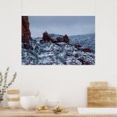 Sedona Snow on Snoopy Rock 2755 Poster (Keuken)