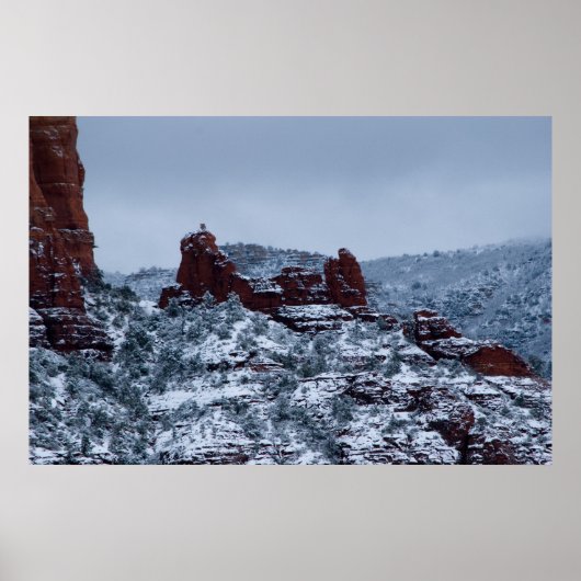 Sedona Snow on Snoopy Rock 2755 Poster (Voorkant)