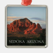 Sedona Sunset Metalen Ornament (Voorkant)