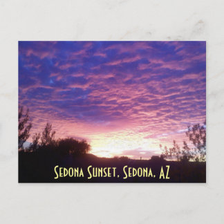 Sedona Sunset, Sedona, AZ Briefkaart