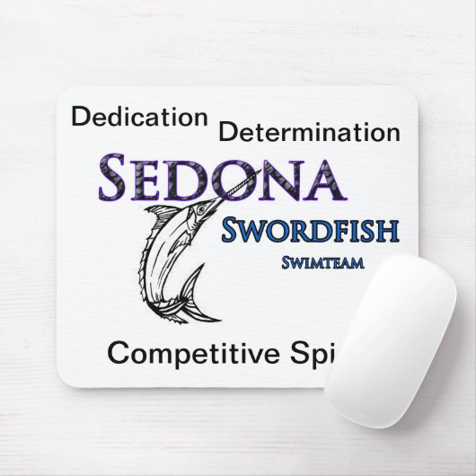 Sedona Szwaardvis Swim Team Muismat (Met muis)