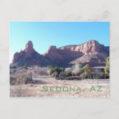 Sedona-Uitzicht#5, Sedona, AZ Briefkaart (Voorkant)