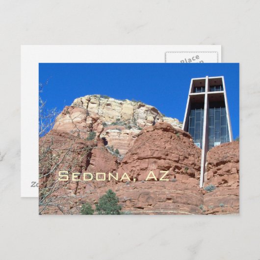 Sedona-Uitzicht#6, Sedona, AZ Briefkaart (Voorkant / Achterkant)