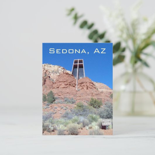 Sedona-Uitzicht#8, Sedona, AZ Briefkaart (Staand voorkant)