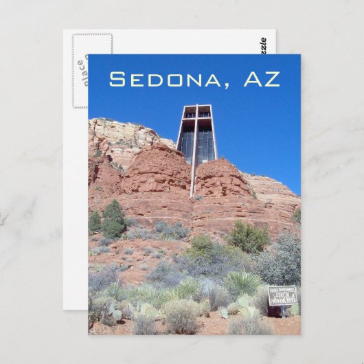 Sedona-Uitzicht#8, Sedona, AZ Briefkaart (Voorkant / Achterkant)