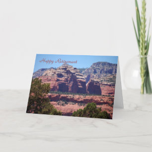 Sedona Uitzicht, gelukkig met pensioen Feestdagen Kaart