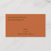 Sedona Valley Visitekaartje (Achterkant)