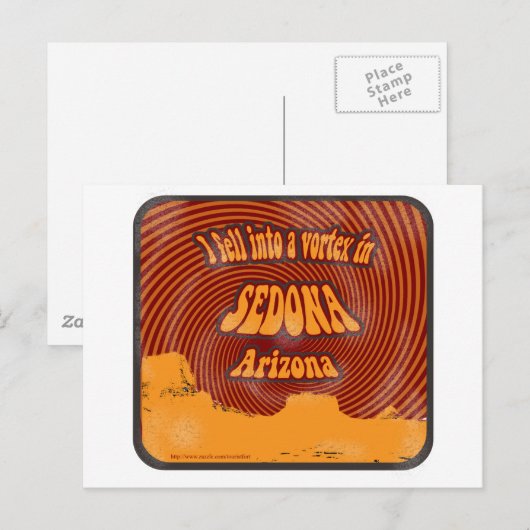 Sedona Vortex Briefkaart (Voorkant / Achterkant)