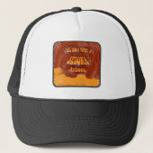 Sedona Vortex Funny Arizona Motto Design Trucker Pet (Voorkant)