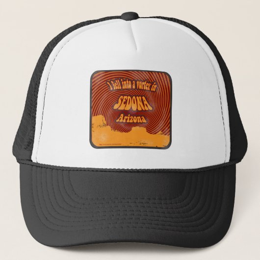 Sedona Vortex Funny Arizona Motto Design Trucker Pet (Voorkant)