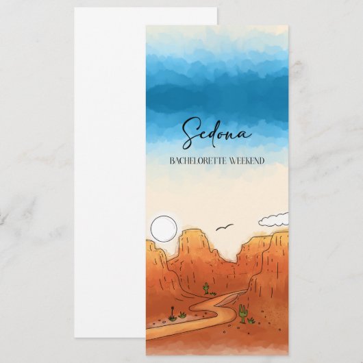 Sedona Weekend Kaart (Voorkant / Achterkant)