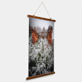 Sedona Winter Canyons Hangend Wandkleed (Gebogen)