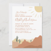 Sedona, Woestijn, Uitnodiging voor bruidsdouche (Voorkant)