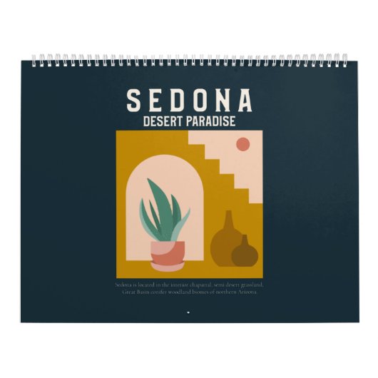 SEDONA-woestijnparadice Kalender (Hoes)