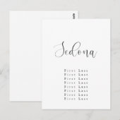 Sedona Zitkaart Briefkaart (Voorkant / Achterkant)