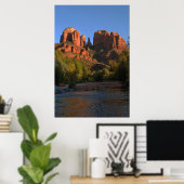 Sedona's Red Rock Crossing 1174 Poster (Thuiskantoor)