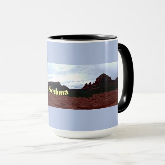 Sedona's Rood ijzeroxide Rocks Mok (Voorkant rechts)