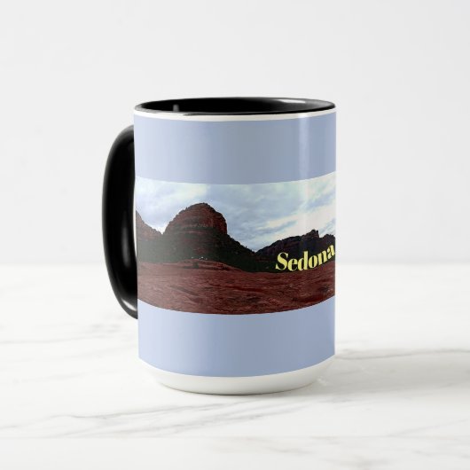 Sedona's Rood ijzeroxide Rocks Mok (Voorkant links)