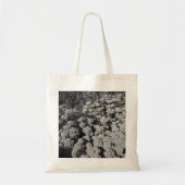Sedum Autumn Joy (B&W) Tote Bag (Voorkant)