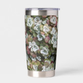 Sedum Spathulifolium Stonecrop Botanical Geïsoleerde Drinkbeker (Links)