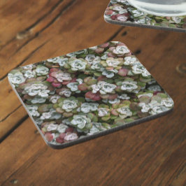 Sedum spathulifolium Succulents Floral Bier Onderzetter