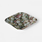 Sedum spathulifolium Succulents Floral Papieren Bordje (Gebogen)