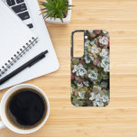 Sedum spathulifolium Succulents Floral Samsung Galaxy Hoesje<br><div class="desc">Voor stonecrop en sappige plant fans! Bescherm uw Samsung Galaxy S22-telefoon met deze trendy telefoonhoes met een foto-afbeelding van de kleine planten van Sedum spathulifolium succulent, een type gewone Stonecrop. Selecteer de stijl van je telefoon. OPMERKING: Het is mogelijk dat u het afbeelding moet bewerken en aanpassen als dat nodig...</div>