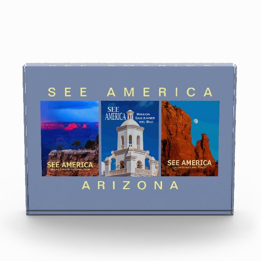"See America" Arizona drie Poster fotoblok (Voorkant)