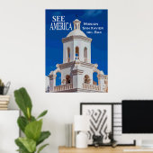 "See America" missie San Xavier Poster (Thuiskantoor)