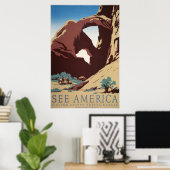 See America! Poster (Thuiskantoor)