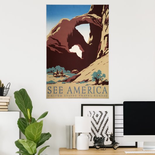 See America! Poster (Thuiskantoor)