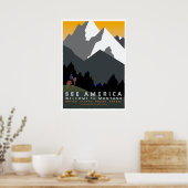See America - Welkom in Montana Poster (Keuken)