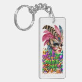 SEE BACK - Mardi Gras Sleutelhanger (Voorkant Links)