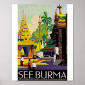 SEE BURMA POSTER (Voorkant)