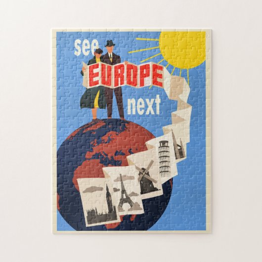 See Europe Next travel poster, Legpuzzel (Verticaal)