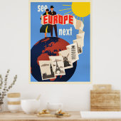 See Europe Next travel poster, Poster (Keuken)