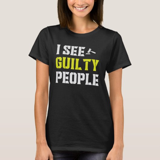 See Guilty People Correctional Officer T-shirt (Voorkant)