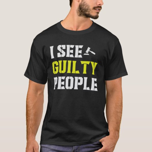 See Guilty People Correctional Officer T-shirt (Voorkant)