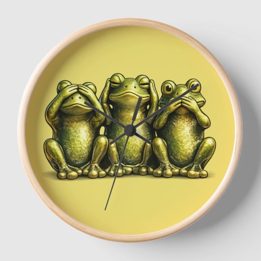 See Hear Speak No Evil Funny Frogs (Voorkant)