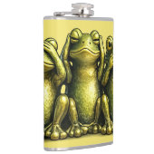 See Hear Speak No Evil Funny Frogs Heupfles (Rechts)