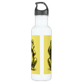 See Hear Speak No Evil Funny Frogs Waterfles (Achterkant)