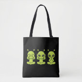 See, Hear, Speak No Evil Tote Bag (Voorkant)