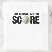 See Me Score - Softbal Sticker (Tas)