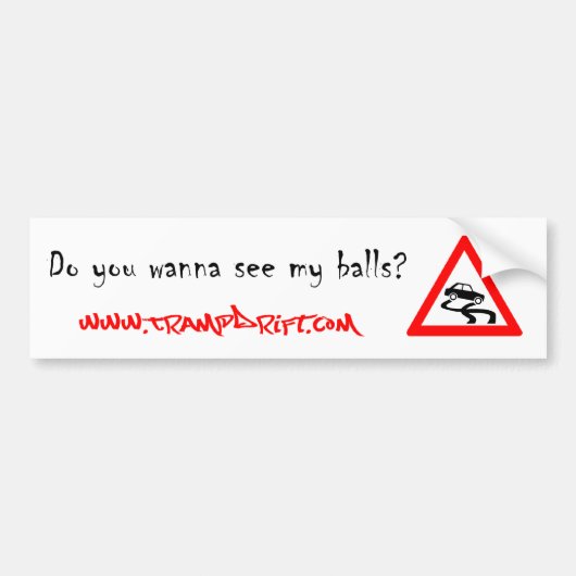 see_my_ballen bumpersticker (Voorkant)