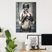 See No Evil Gothic Art Poster (Thuiskantoor)