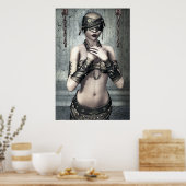 See No Evil Gothic Art Poster (Keuken)