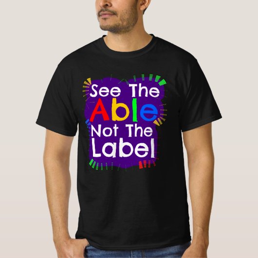See The Able Not The Label T-shirt (Voorkant)